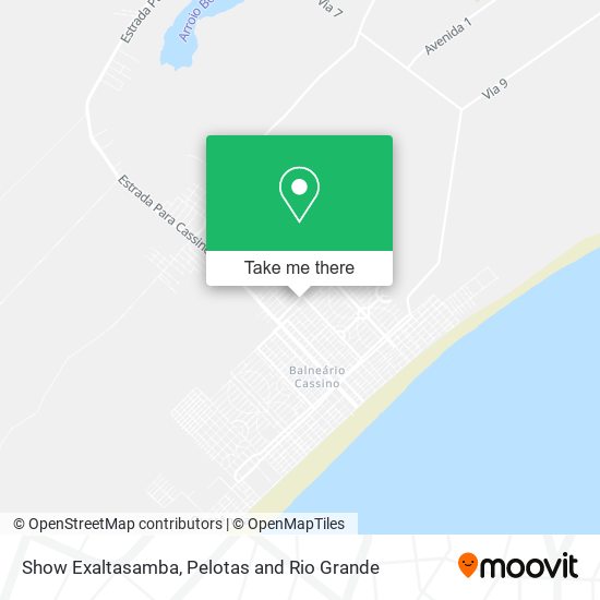 Mapa Show Exaltasamba
