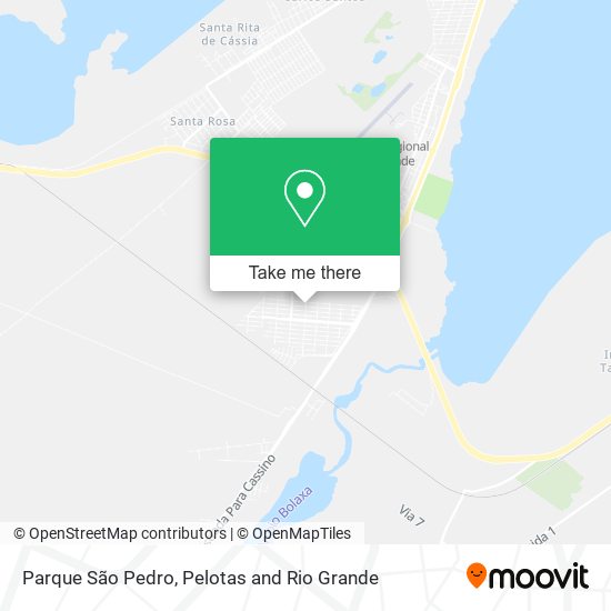 Mapa Parque São Pedro