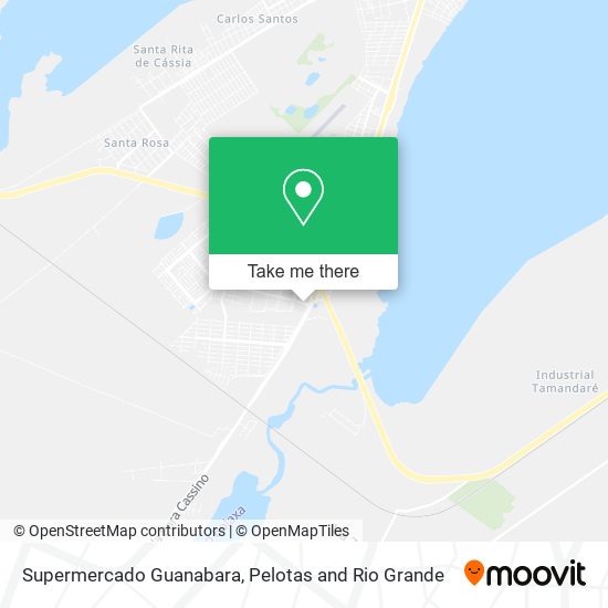 Mapa Supermercado Guanabara