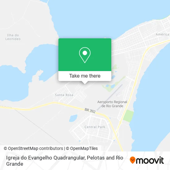 Mapa Igreja do Evangelho Quadrangular