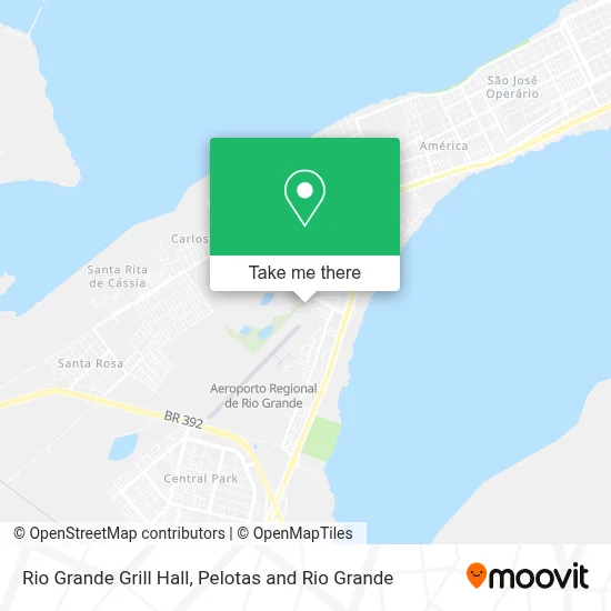 Rio Grande Grill Hall map