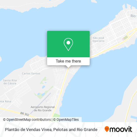 Plantão de Vendas Vivea map