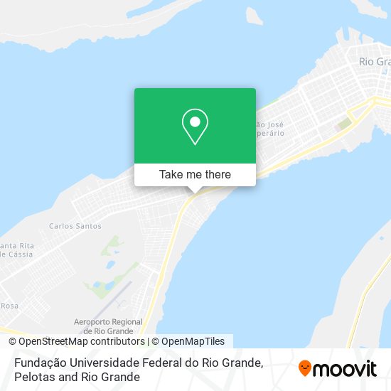 Mapa Fundação Universidade Federal do Rio Grande