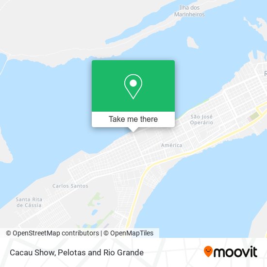 Cacau Show map