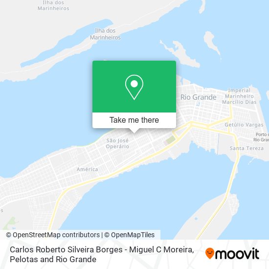 Carlos Roberto Silveira Borges - Miguel C Moreira map