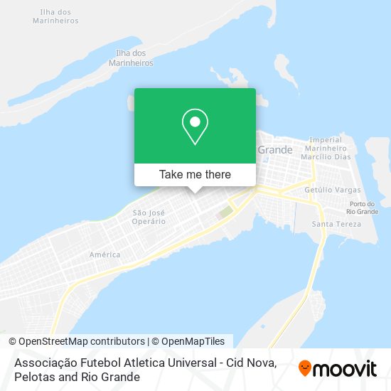 Associação Futebol Atletica Universal - Cid Nova map
