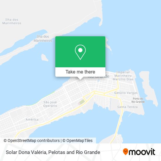 Solar Dona Valéria map