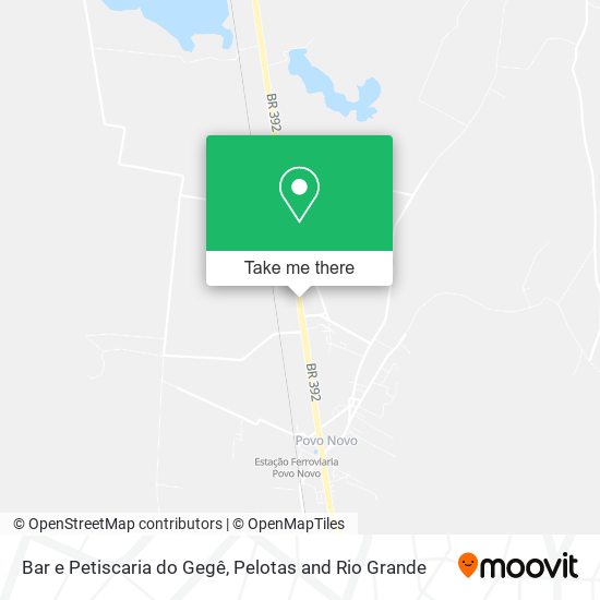 Bar e Petiscaria do Gegê map