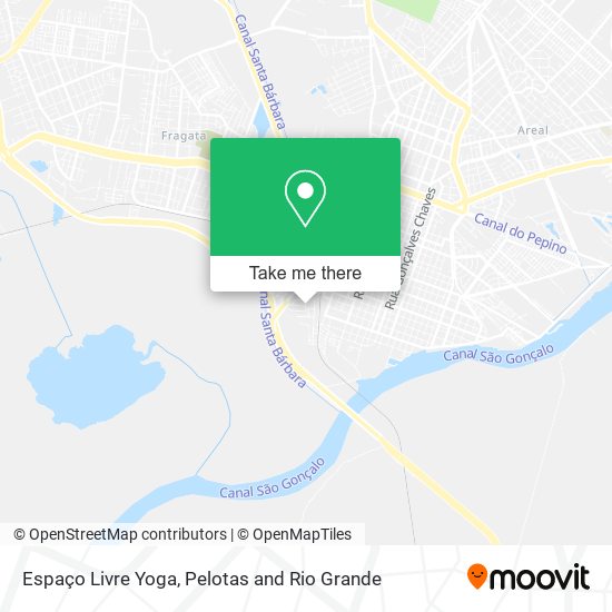 Espaço Livre Yoga map
