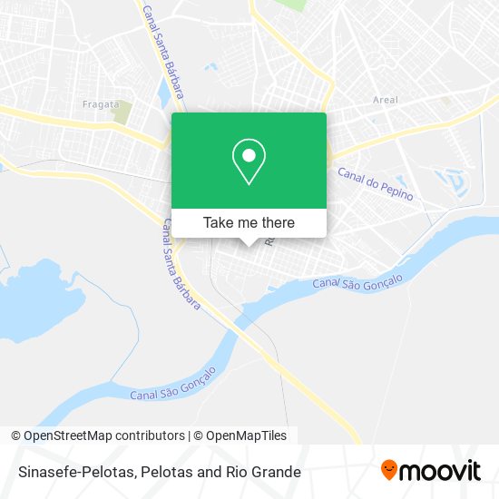 Sinasefe-Pelotas map