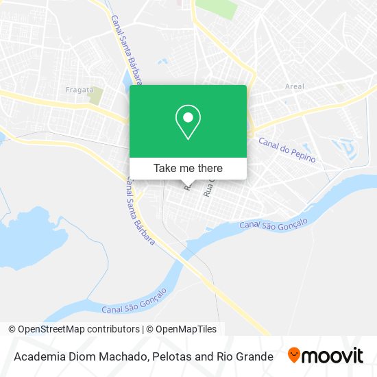 Mapa Academia Diom Machado