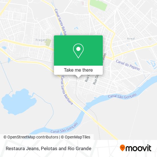 Restaura Jeans map