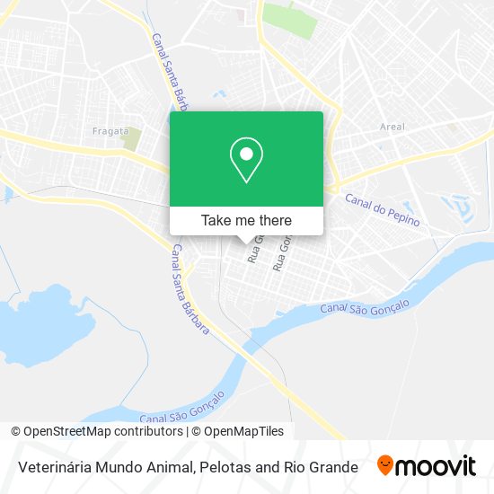 Veterinária Mundo Animal map