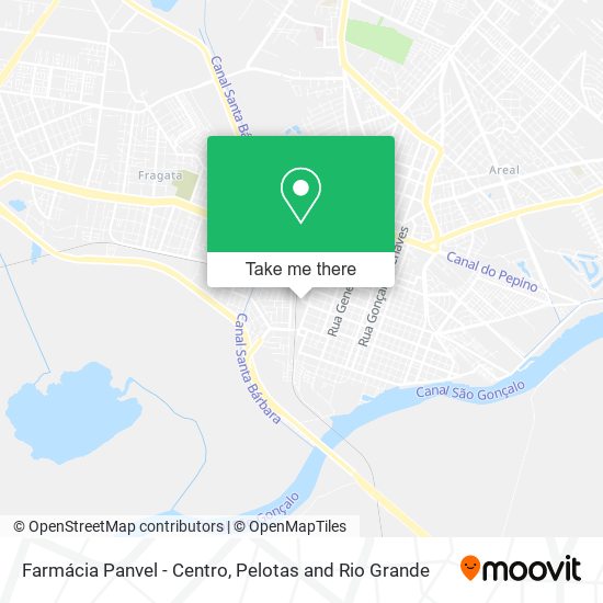 Mapa Farmácia Panvel - Centro