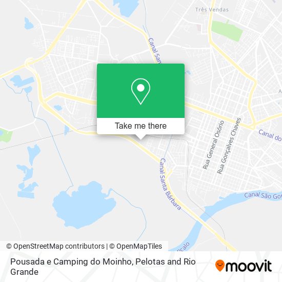 Pousada e Camping do Moinho map