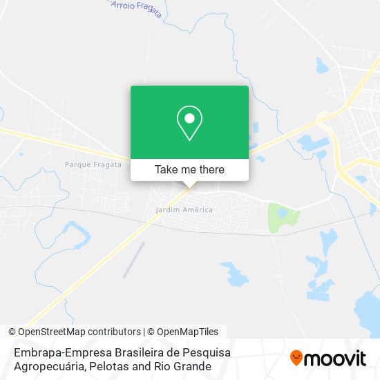 Embrapa-Empresa Brasileira de Pesquisa Agropecuária map
