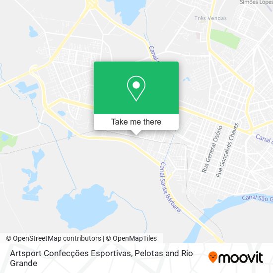 Artsport Confecções Esportivas map
