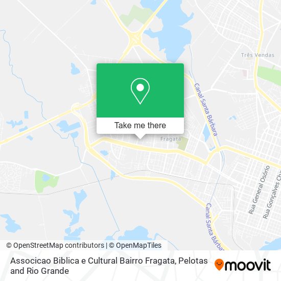 Mapa Associcao Biblica e Cultural Bairro Fragata