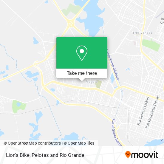 Lion's Bike map