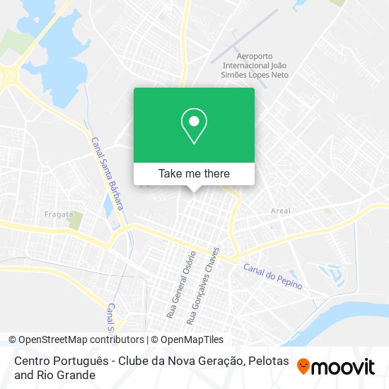 Mapa Centro Português - Clube da Nova Geração