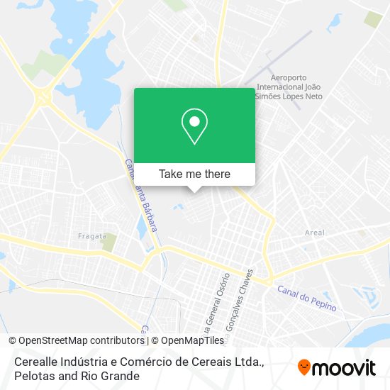 Cerealle Indústria e Comércio de Cereais Ltda. map