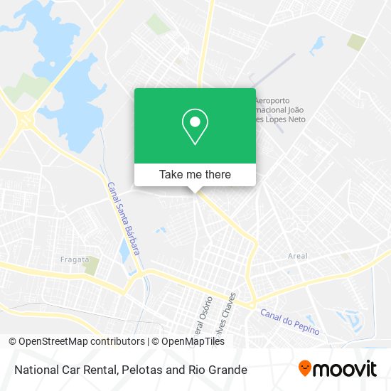 National Car Rental map