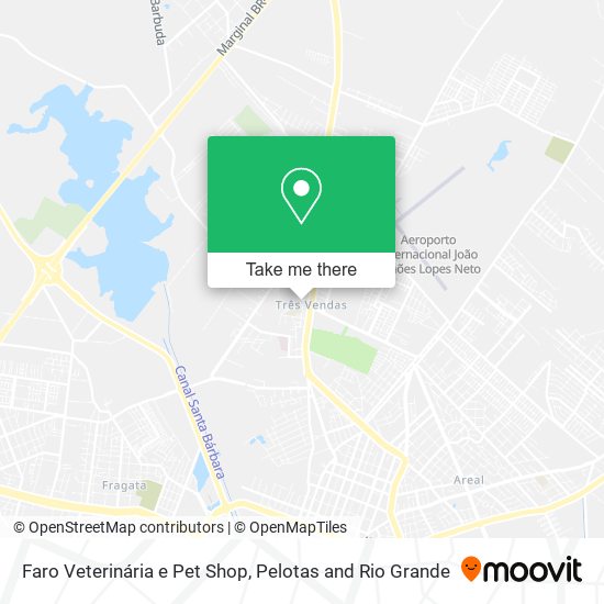 Mapa Faro Veterinária e Pet Shop