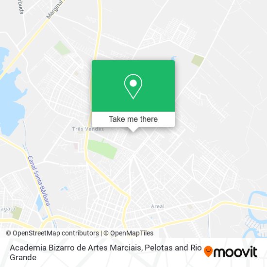 Academia Bizarro de Artes Marciais map