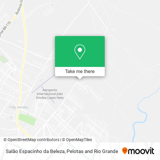 Salão Espacinho da Beleza map