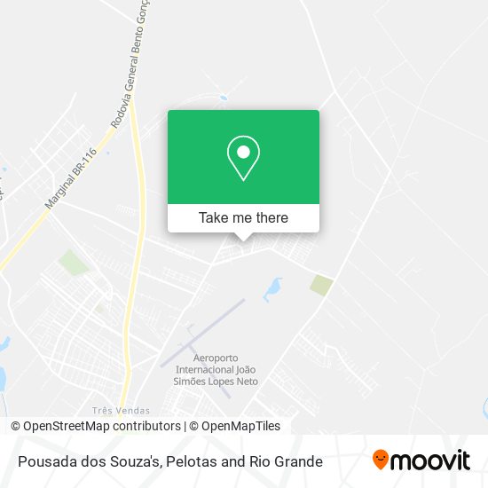 Pousada dos Souza's map