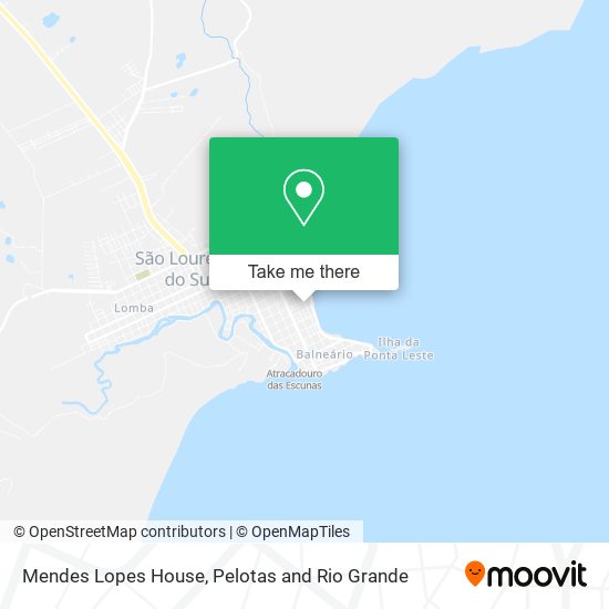Mendes Lopes House map