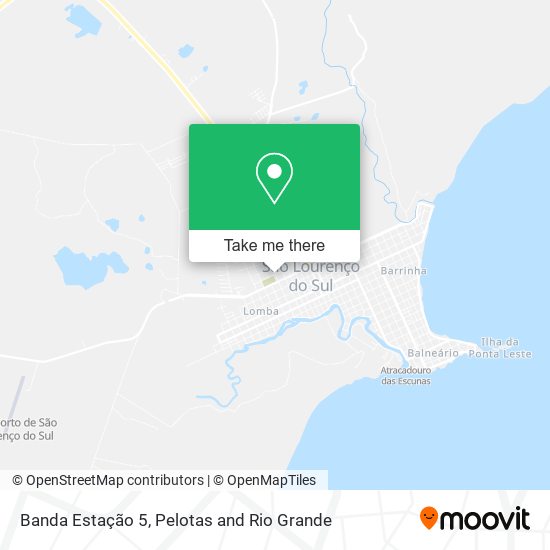 Banda Estação 5 map