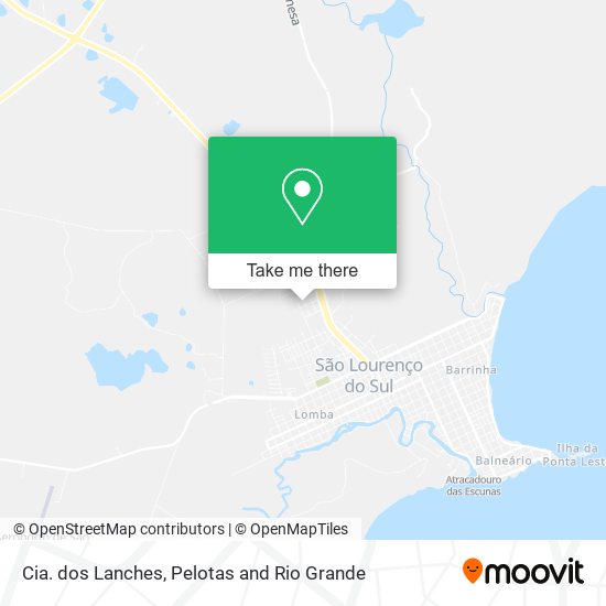 Cia. dos Lanches map