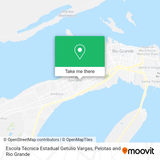 Escola Técnica Estadual Getúlio Vargas map
