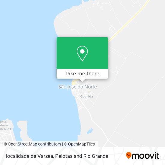 localidade da Varzea map