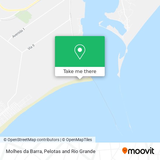 Molhes da Barra map