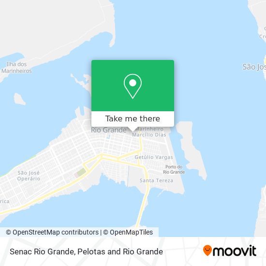 Mapa Senac Rio Grande