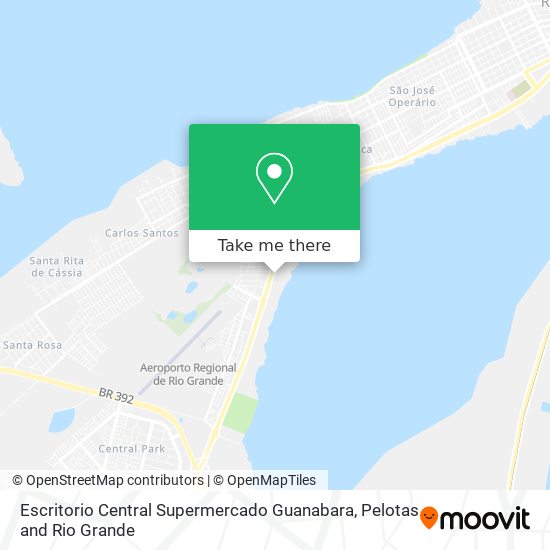 Mapa Escritorio Central Supermercado Guanabara