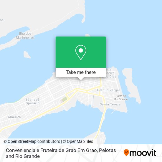 Mapa Conveniencia e Fruteira de Grao Em Grao