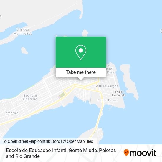 Mapa Escola de Educacao Infantil Gente Miuda