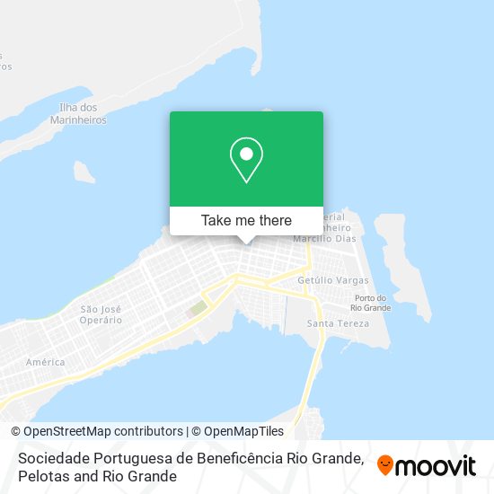 Sociedade Portuguesa de Beneficência Rio Grande map