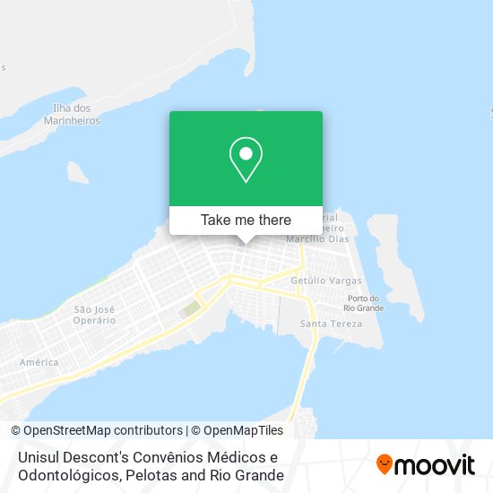 Unisul Descont's Convênios Médicos e Odontológicos map