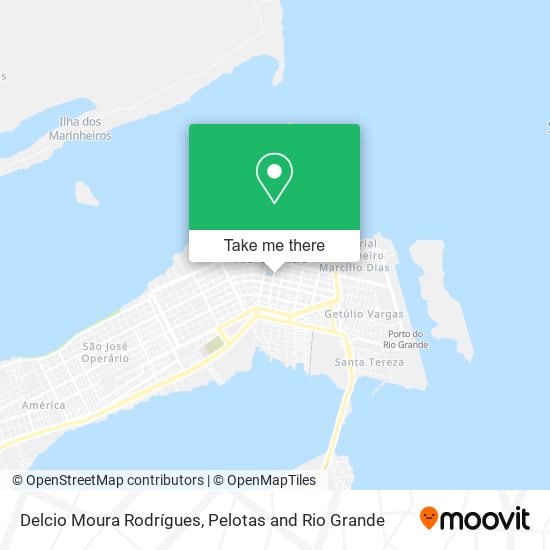 Delcio Moura Rodrígues map