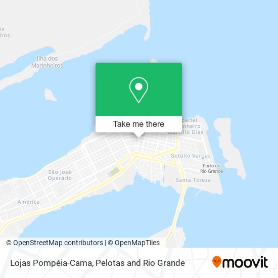 Lojas Pompéia-Cama map