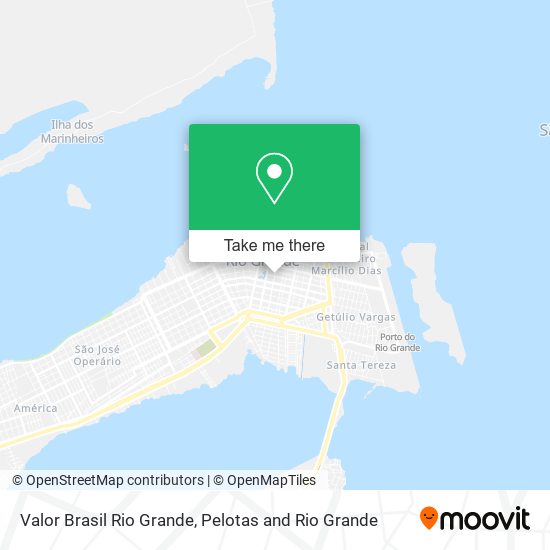 Valor Brasil Rio Grande map