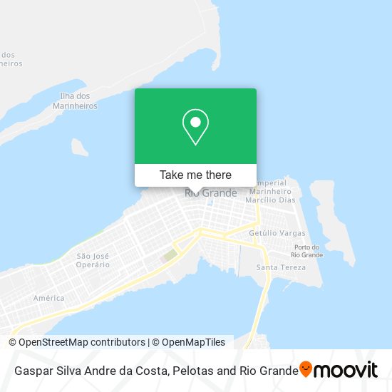 Gaspar Silva Andre da Costa map