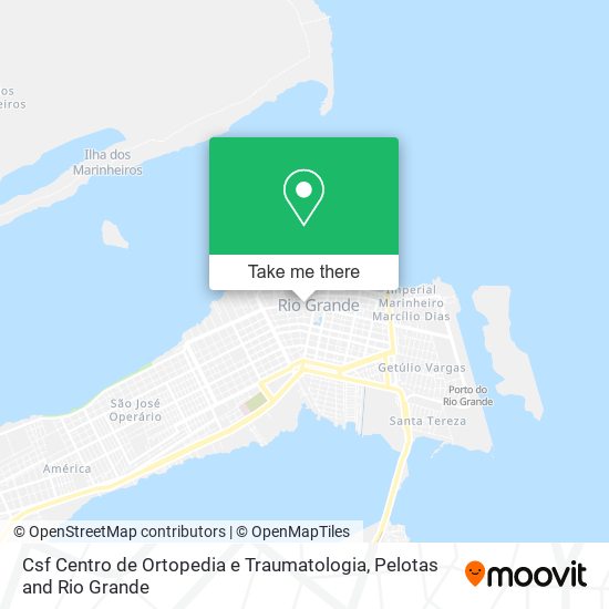 Csf Centro de Ortopedia e Traumatologia map