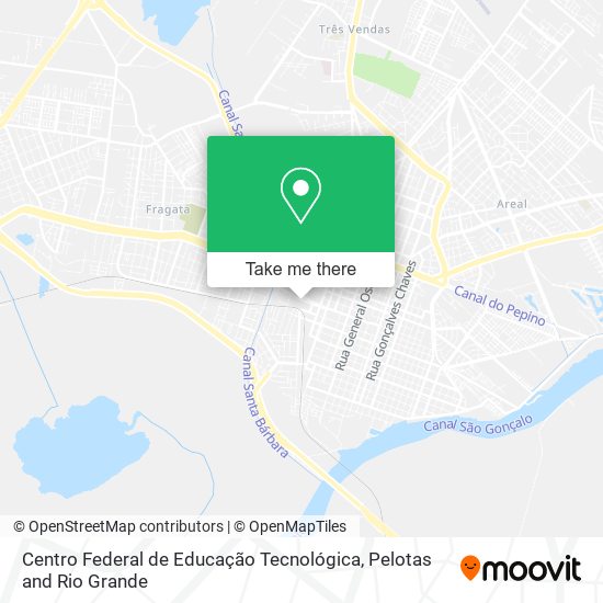 Centro Federal de Educação Tecnológica map