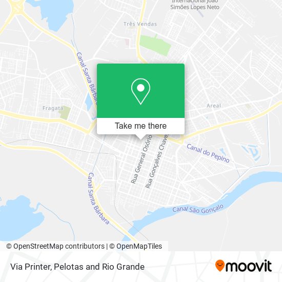 Via Printer map