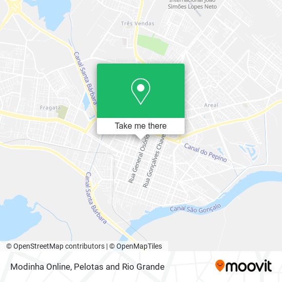 Modinha Online map